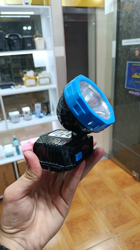 چراغ پیشانی ویداسی سایز بزرگ با باتری اسیدی wd-542
